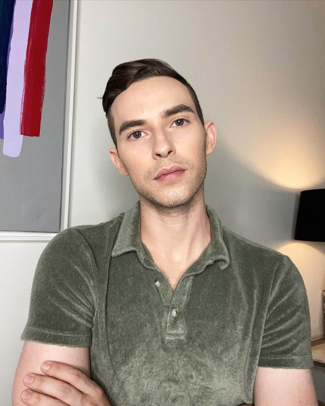 アダム・リッポンのインスタグラム：「POV: waiting to be added to the Zoom meeting」