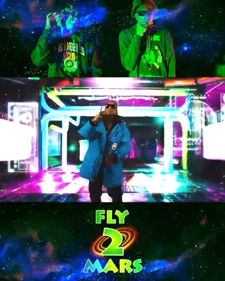 キッド・インクのインスタグラム：「#Fly2Mars video out now! Link in bio 🛸 @RoryFresco_ 👽 📽: @thereelmj」