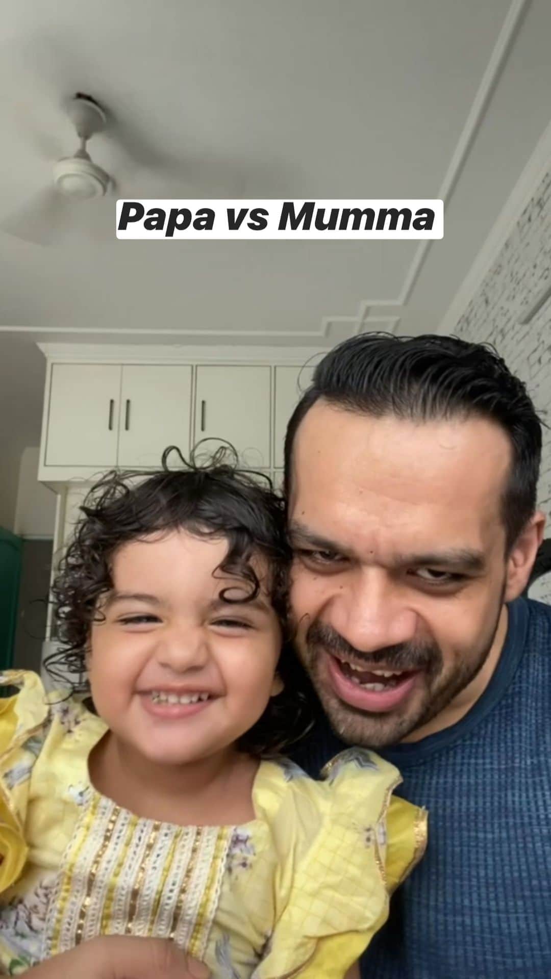 Gaurav Tanejaのインスタグラム：「Papa Vs Mumma with @rasbhari」