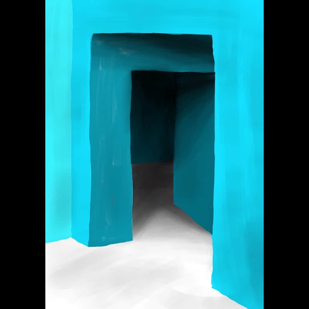 浅野忠信のインスタグラム：「#digitalpainting」