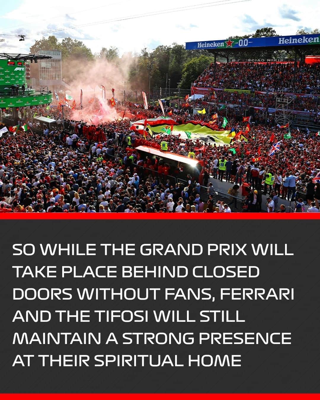 F1さんのインスタグラム写真 - (F1Instagram)「A special gesture from a special driver 🥰 . #F1 #Formula1 #ItalianGP #Tifosi #Monza #SebastianVettel @scuderiaferrari」9月5日 2時18分 - f1