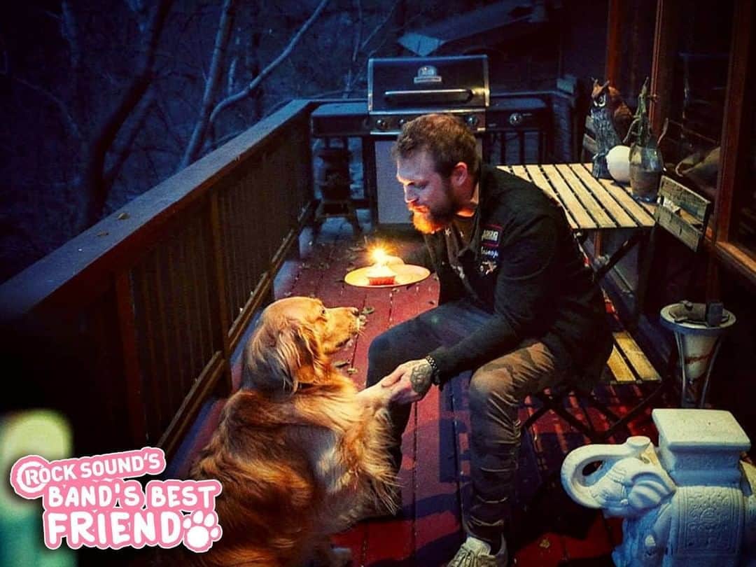 Rock Soundさんのインスタグラム写真 - (Rock SoundInstagram)「Happy Birthday to Asking Alexandria's Danny Worsnop.   To celebrate, here are some lovely pictures of him with his beautiful dog Cowboy!」9月5日 3時00分 - rocksound