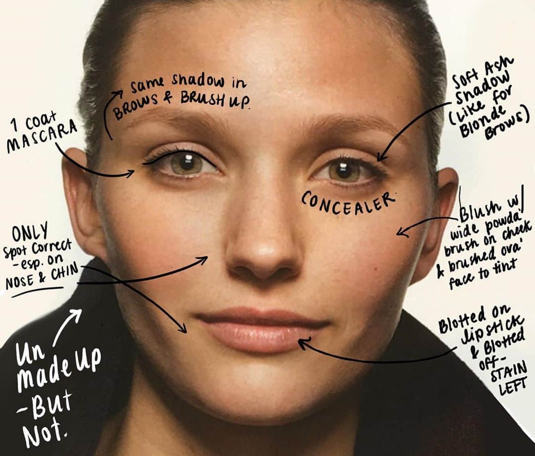 ボビー・ブラウンのインスタグラム：「No-makeup makeup. @henryleutwyler @michmccallum」
