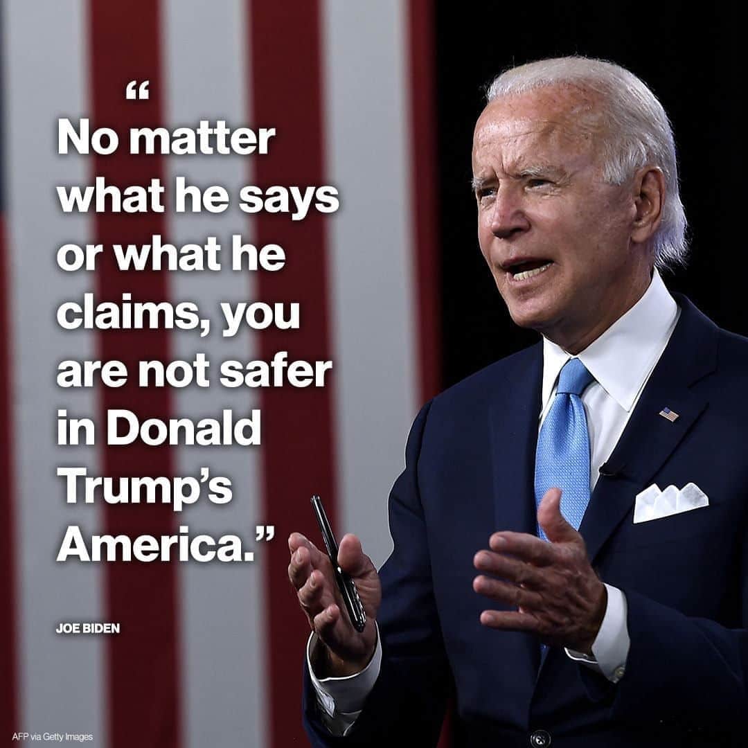 ABC Newsさんのインスタグラム写真 - (ABC NewsInstagram)「Joe Biden criticizes Pres. Trump over his COVID response: "No matter what he says or what he claims, you are not safer in Donald Trump's America." #joebiden #donaldtrump #politics #election」9月5日 3時20分 - abcnews