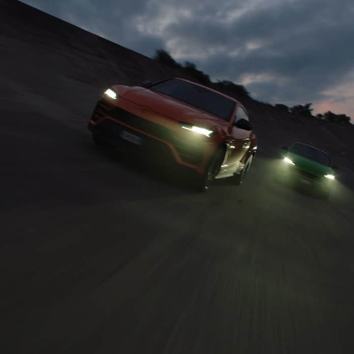 ランボルギーニのインスタグラム：「Lamborghini Urus is back and now in new colors. A Super SUV dedicated to those who never want to stop. Don't ask yourself which road to take. Take them all. Unlock any road.   #Lamborghini #Urus #UnlockAnyRoad」