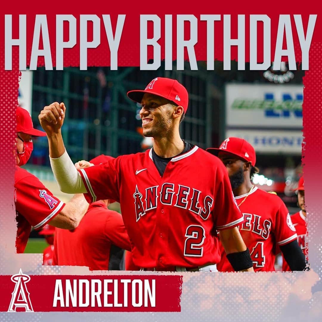ロサンゼルス・エンゼルス・オブ・アナハイムさんのインスタグラム写真 - (ロサンゼルス・エンゼルス・オブ・アナハイムInstagram)「Happy birthday, @andrelton2! 🥳️🎉」9月5日 4時00分 - angels