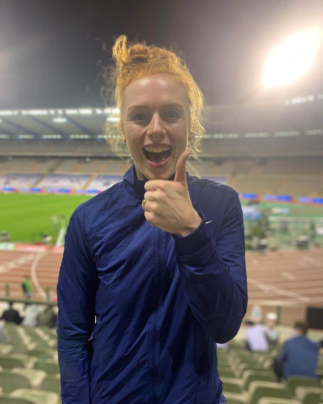 マチルドU・クラマーさんのインスタグラム写真 - (マチルドU・クラマーInstagram)「Another sub60 and a 4th place at my first individuel Diamond League 😭💃🏻   Thank you @memorialvandamme for having me and for the awesome setup - we didn’t even notice that the stadium was empty 🗣👏🏻  #diamondleague #brusselsdl #dl #memorialvandamme #debut #dreamcometrue #readyformore」9月5日 4時24分 - mathildeukramer