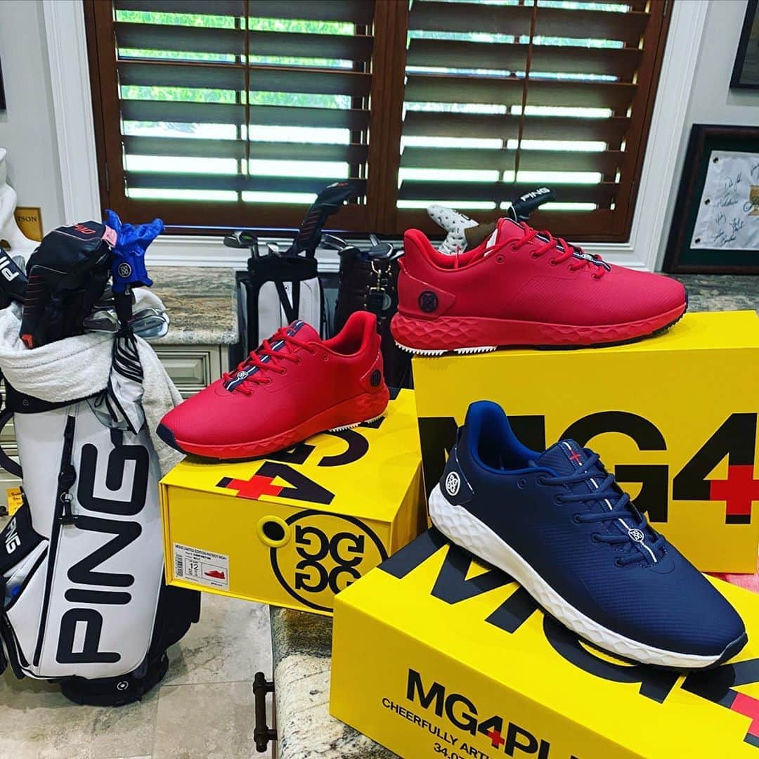 バッバ・ワトソンのインスタグラム：「The red is 🔥! #GFORE」