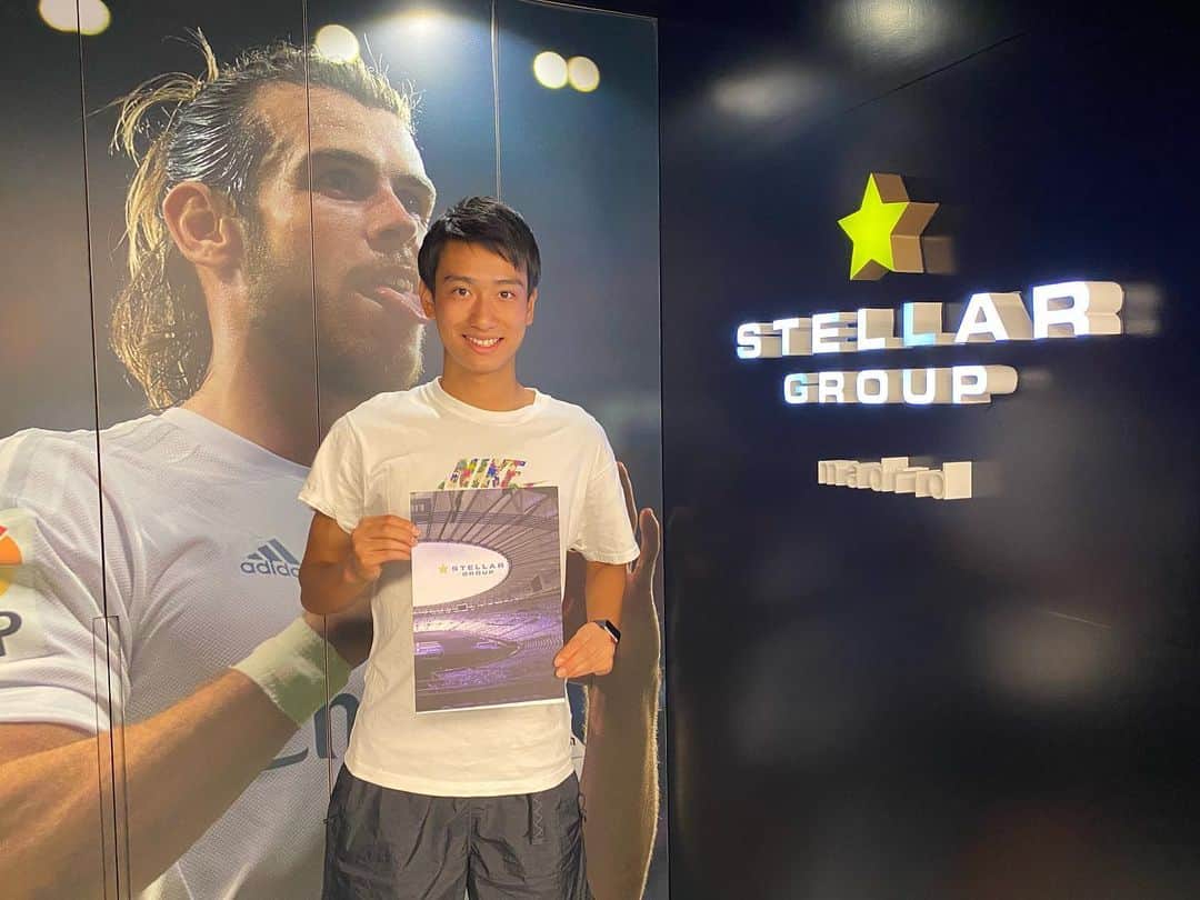 中井卓大（ピピ）さんのインスタグラム写真 - (中井卓大（ピピ）Instagram)「Muy contento y orgulloso de estar ligado a esta gran empresa. Muchas gracias por la confianza depositada en mí 👍⚽️ @chamygtr70  #stellargroup」9月5日 5時12分 - pipirm22