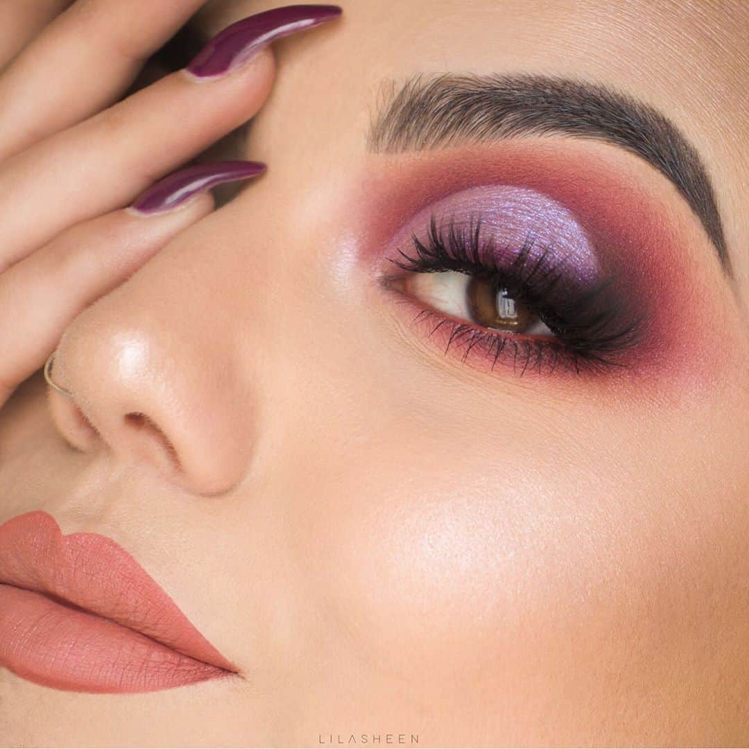 NYX Cosmeticsさんのインスタグラム写真 - (NYX CosmeticsInstagram)「@lilasheen completes this bright, berry #EOTD with our Soft Matte Lip Cream in 'Abu Dhabi' 💜💋 • #nyxcosmetics #nyxprofessionalmakeup #crueltyfreebeauty」9月5日 5時59分 - nyxcosmetics