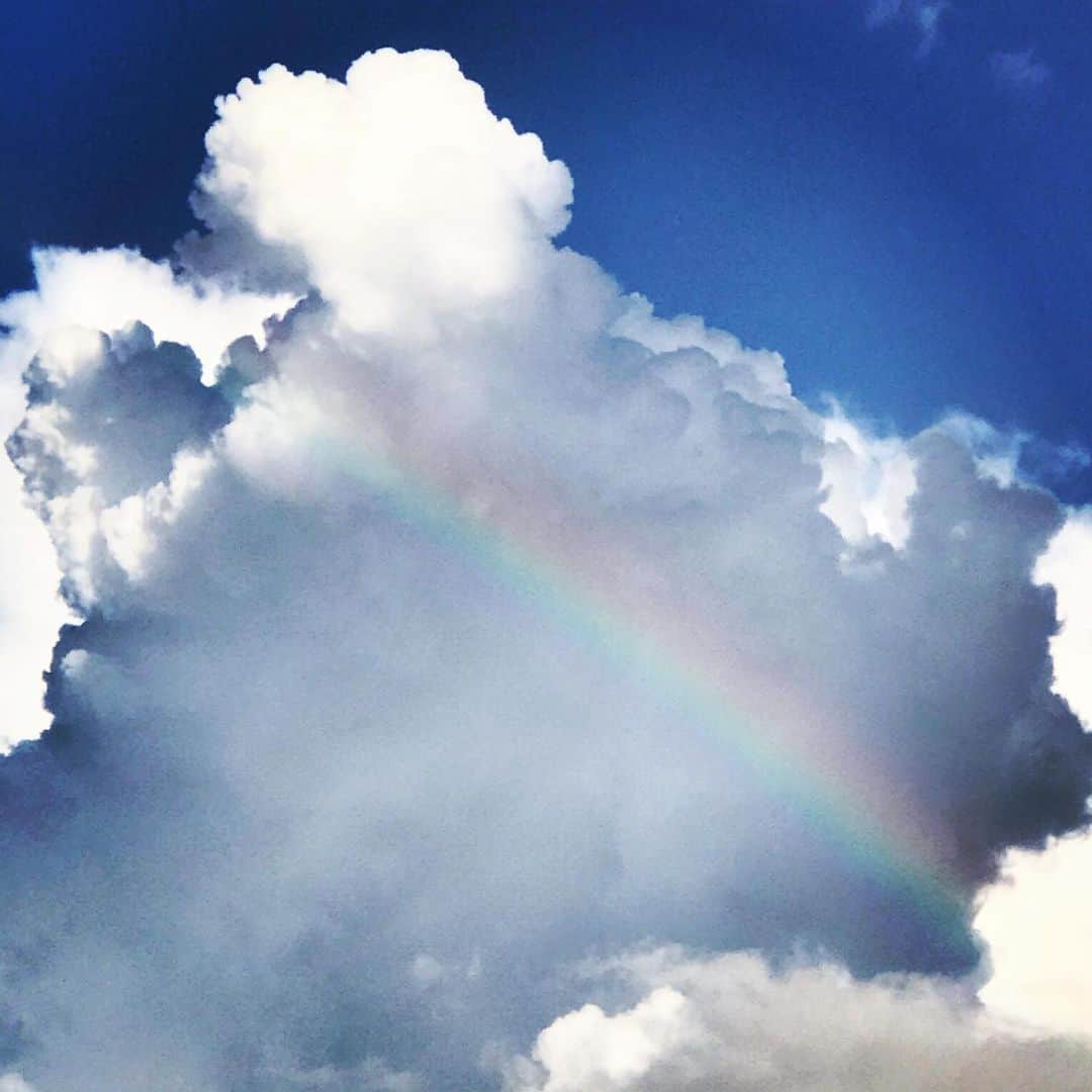 佐野史郎さんのインスタグラム写真 - (佐野史郎Instagram)「自宅から入道雲に虹」9月5日 17時03分 - sanovabitch