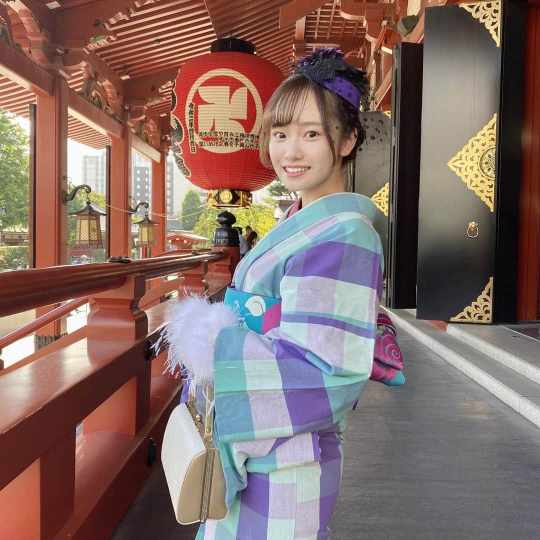 かわぎしるなのインスタグラム：「. 愛和服さんの着物モデルとして撮影してきました〜📸👏 . かわいい着物を着ることができて、撮影してもらうことができて、とってもとっても幸せです😳みなさんのおかげです❤︎たくさんの応援ありがとうございました💓 . 明日からは4次審査！！！ 超十代にも出演したいし、もちろん4次審査も突破したいです！全力で頑張ります！応援よろしくお願いします🙇🏻‍♀️」