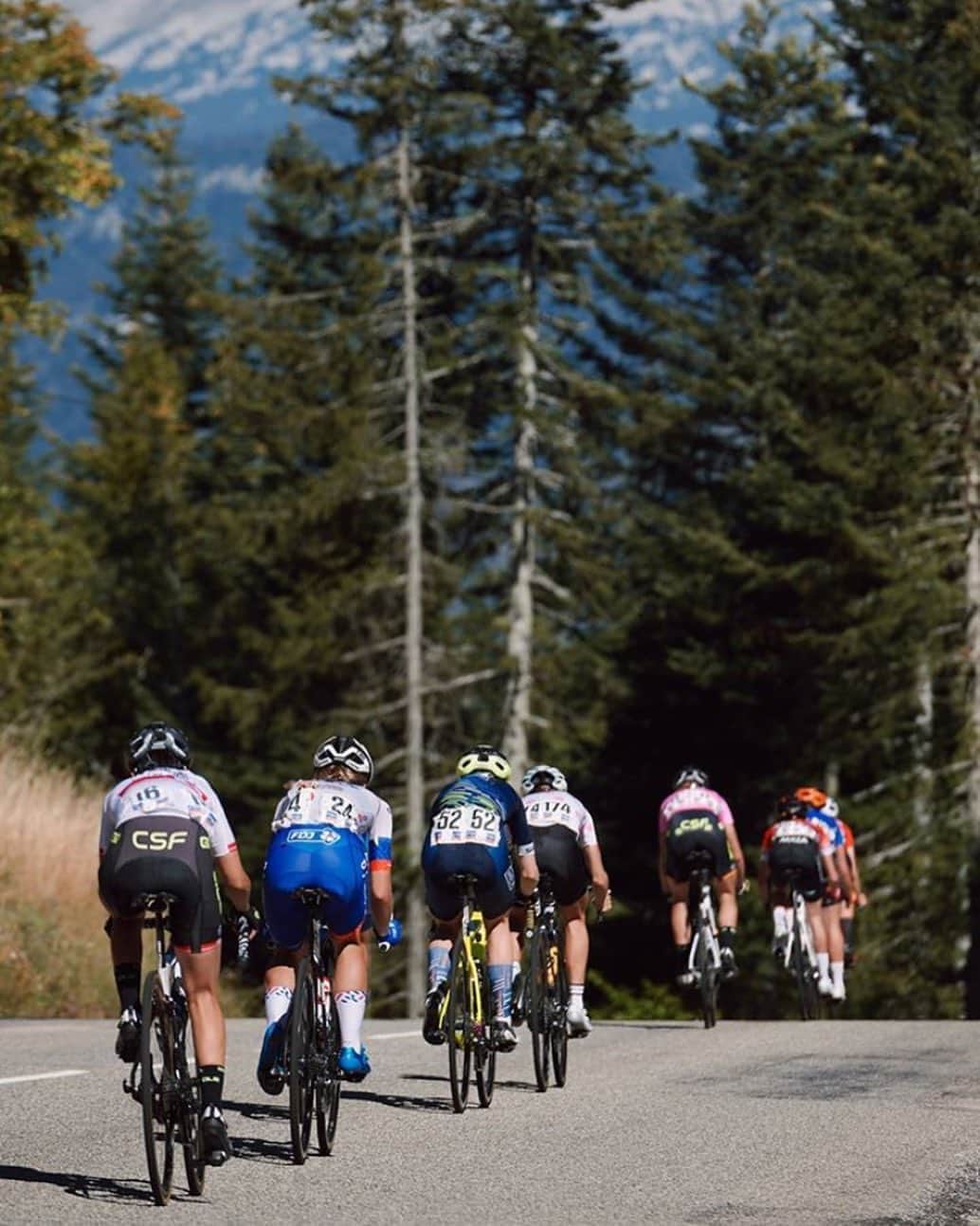 與那嶺恵理のインスタグラム：「Purely JOY to race ❤️ Just FUN to ride for our leader 🌸  . Still work progress for back my race feeling 😉  . . I’m somewhere in France 🇫🇷for 7days stage race  #TCFIA @tcfia  2days down 5days to go 🖐🏻  . . 📸: @velofocus  #今日のエリさん　#alebtcljubljana」