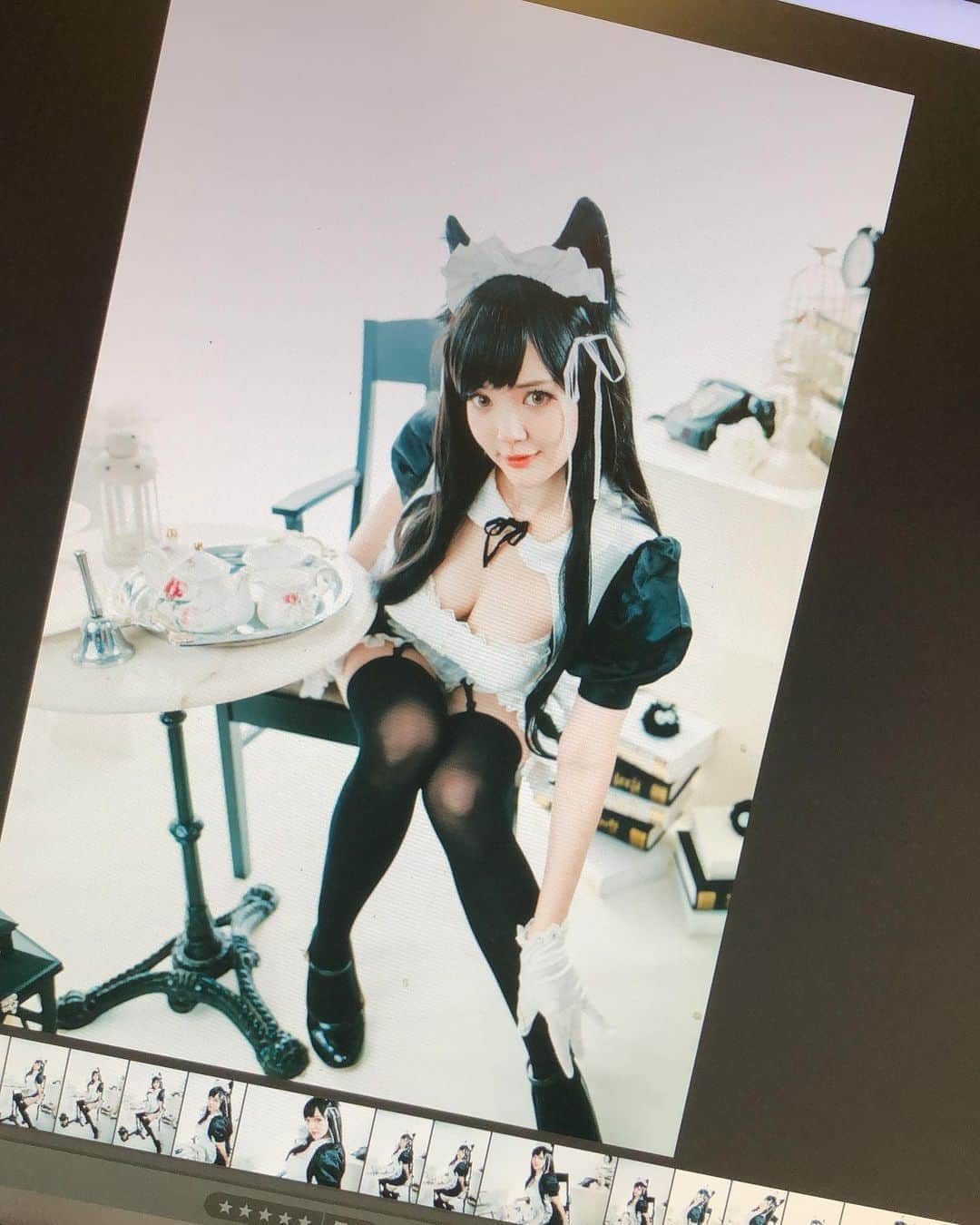 YingTzeさんのインスタグラム写真 - (YingTzeInstagram)「I love being in Maid Costumes ! 💕🥺 _ A lot of people tell me that this reminds them of my meido cafe era 2012-2013 ! 😂 Will start editing soon ~ 💕 _ p/s : Tonight there will be ROG Livestream at 8.30pm ya ~ make sure to tune in because there is a chance to win a brand new ROG 3 Phone ! 😻 _  📸 @kenn_tee  Studio @studio14ss  #blessed #azurlane #azurlanecosplay #stockings #atago #maidcosplay #maid #kemonomimi」9月5日 10時26分 - yingtze