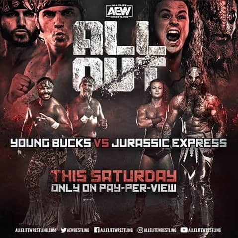 マット・ジャクソンのインスタグラム：「Looking to steal the show tomorrow night at #AEWAllOut.」