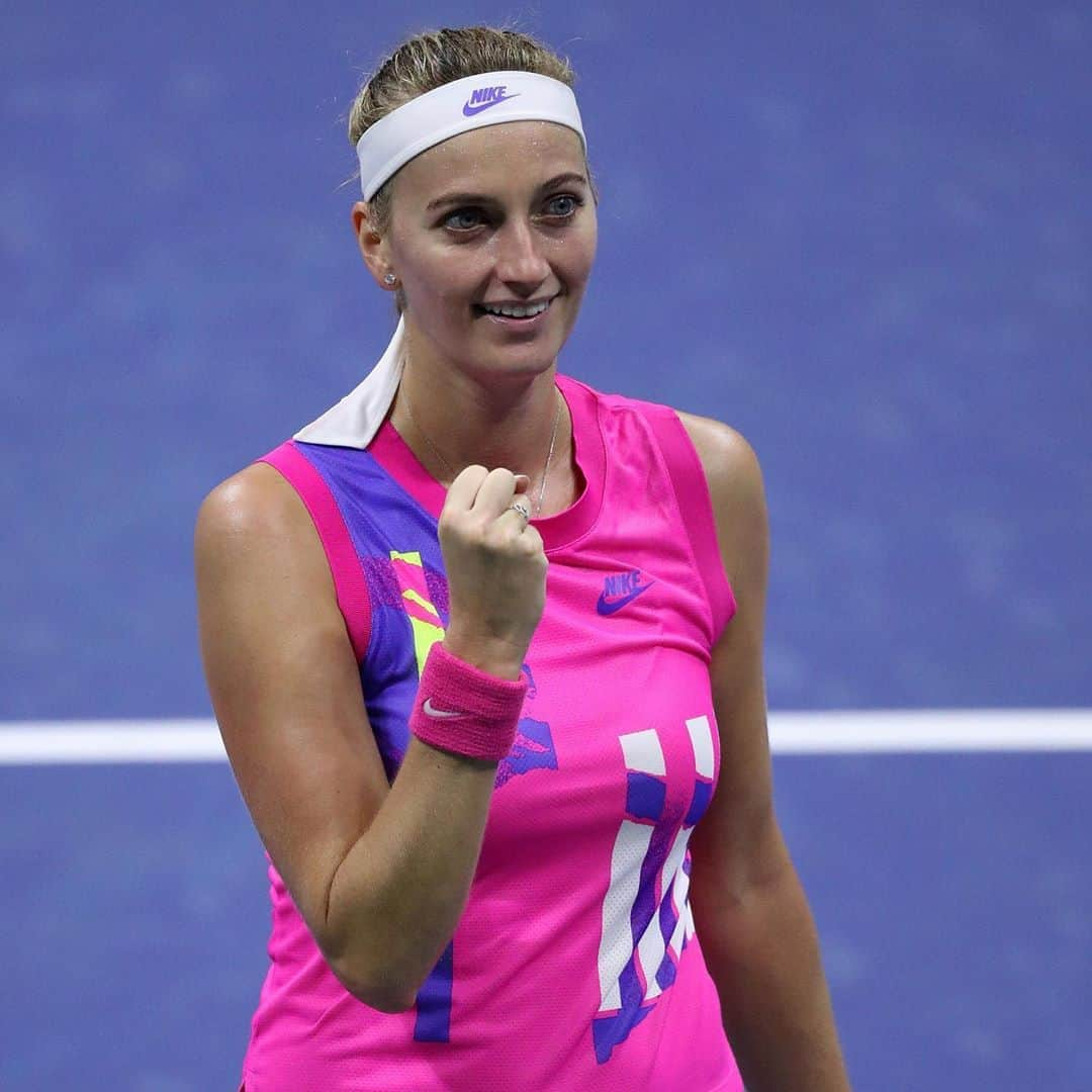 PetraKvitovaさんのインスタグラム写真 - (PetraKvitovaInstagram)「Juchuuuu smiling into week two 😃 @usopen」9月5日 12時29分 - petra.kvitova