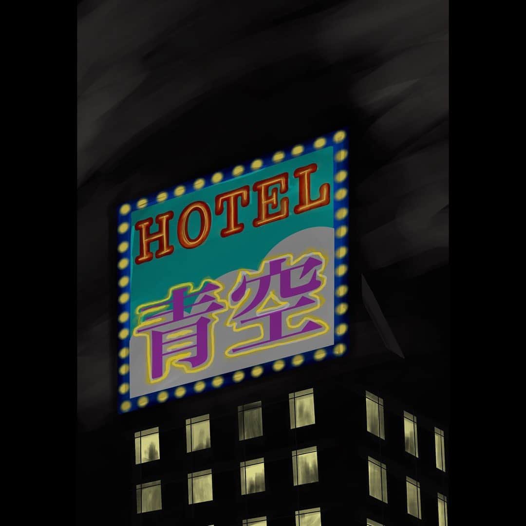 浅野忠信のインスタグラム：「#digitalpainting」