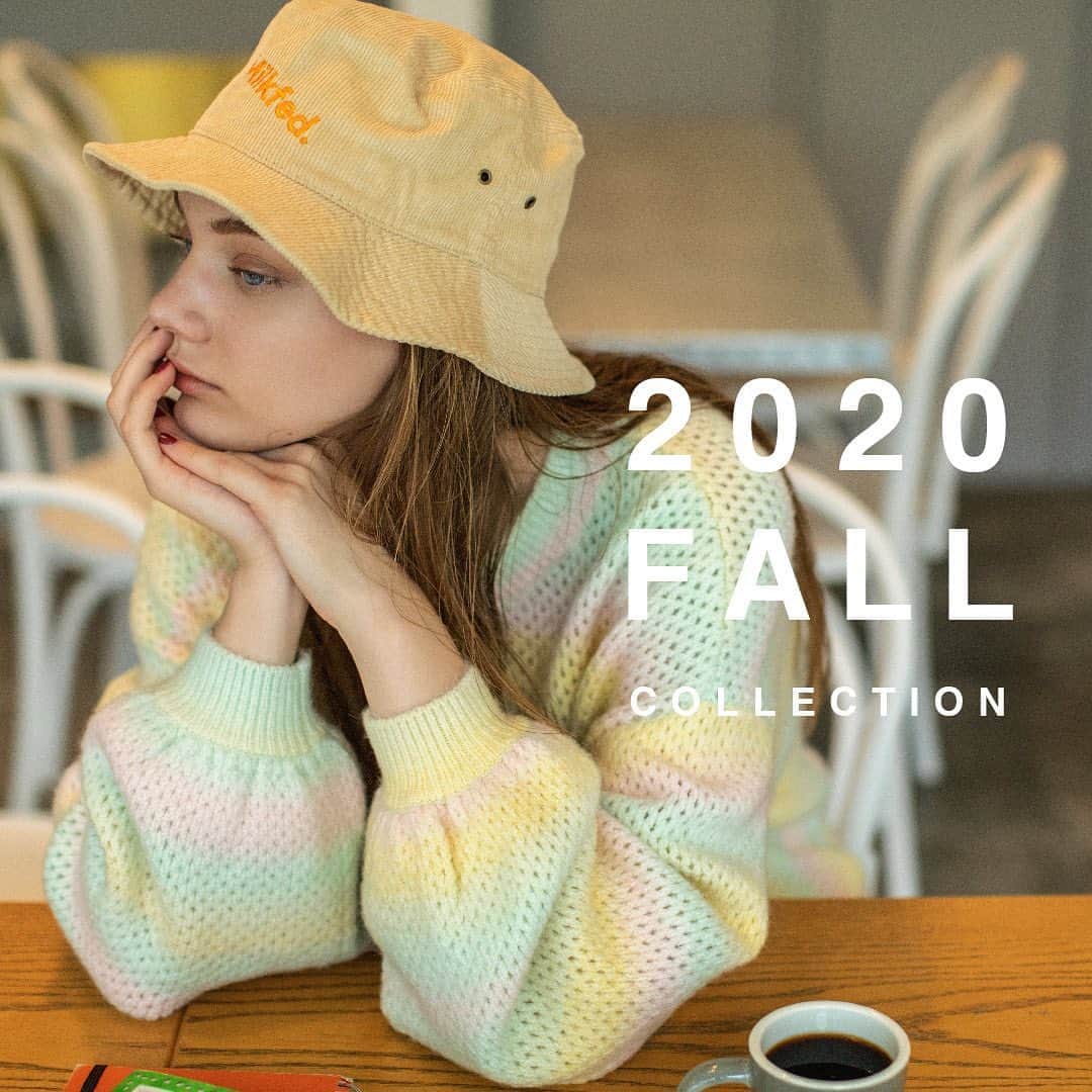 のインスタグラム：「MILKFED. 2020 FALL COLLECTION  9/4(金)より2020 FALL COLLECTIONがスタート。  今シーズンのテーマは 「Let’s go for a walk in the neighborhood」  コロナ禍の中、おしゃれして少しでも気分の上がるお洋服を身につけ、気分転換に近所へ散歩にいったり、 買い物したり、そんな毎日に新鮮さと楽しさを感じてもらえるようなコレクションになっています。  おうち時間もオンライン授業もリモートワークもおしゃれで、ハッピーな気分になるアイテムがラインナップ。  HPのLOOK BOOKでは秋のビジュアルがご覧いただけます！ ぜひお買い物のご参考にしてください♪  ＊オフィシャルオンラインストアcalifにてFALL PRE ORDER開催中！  #milkfed #milkfedjp  #ミルクフェド #ガーリーストリート」