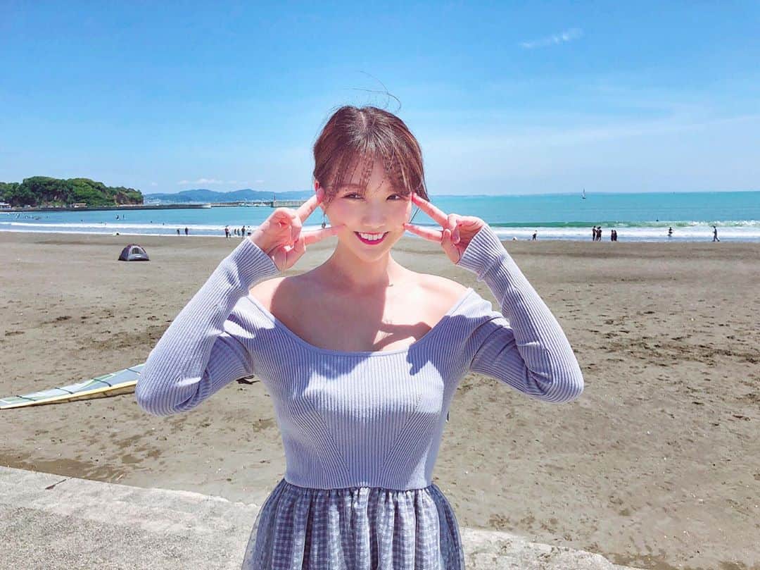 平口みゆきのインスタグラム：「綺麗な景色見にいきたいな(；ω；) . . . . #過去pic #海 #江ノ島 #お散歩 #selfie #sea #me #followｍe #平口みゆき #hiraguchimiyuki」