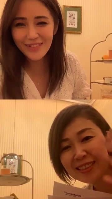のインスタグラム：「@akarimiwa さんとコラボLIVE」