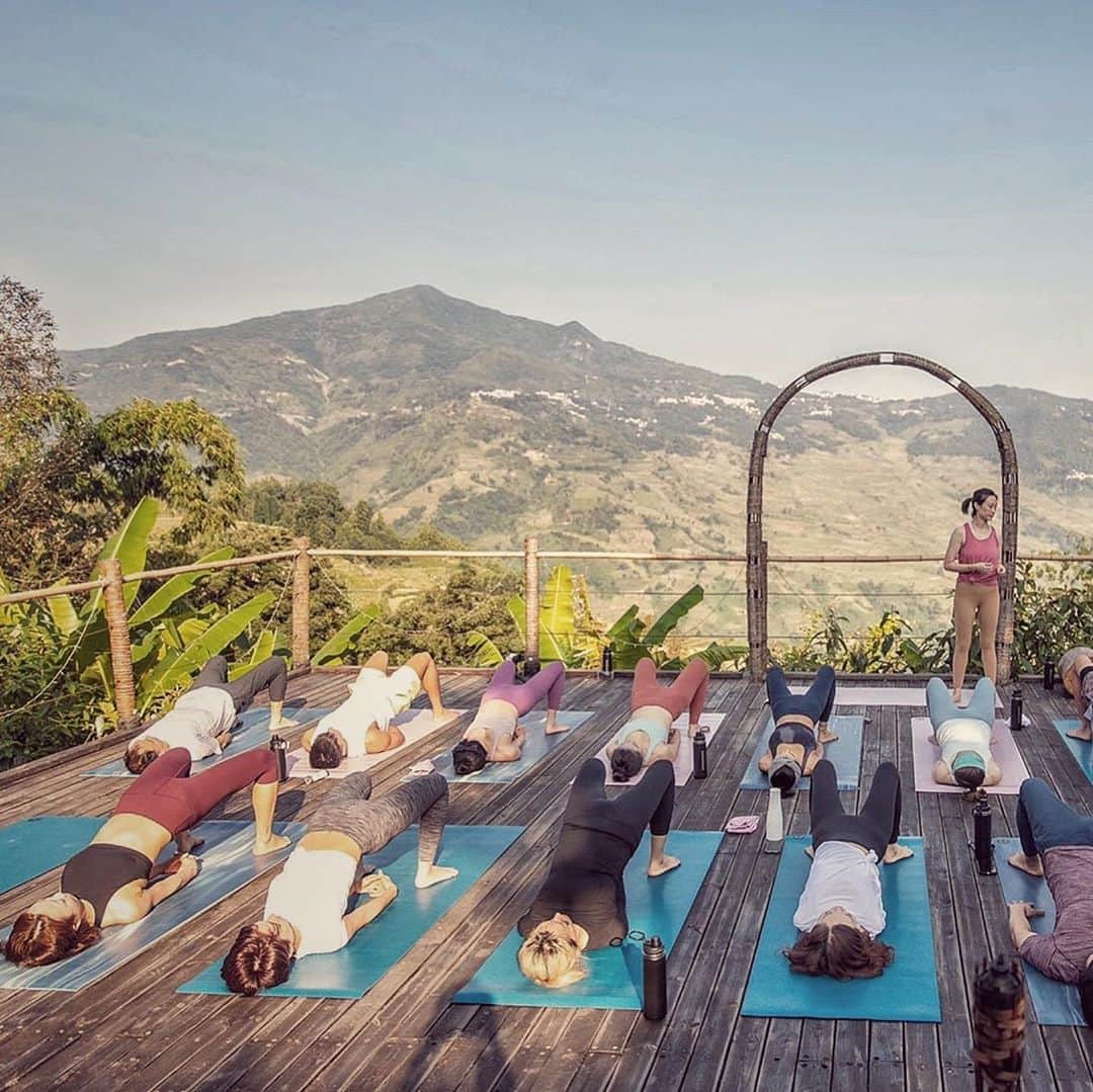 セリーナ・ジェイドのインスタグラム：「Thank you Lululemon for inviting me to the 2 day immersion at Vinetree Sustainable Resort in Red River Valley Yunan. Was nice to be with like-minded people! #lululemon #lululemonambassador」