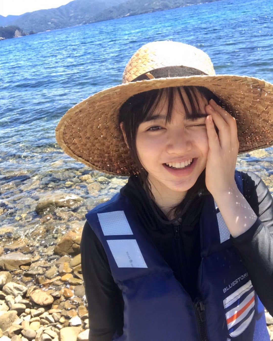 鎮西寿々歌さんのインスタグラム写真 - (鎮西寿々歌Instagram)「眩しくてこういう顔をしてるだけで、ウインクが下手とかそういうわけではないからね？🙂」9月5日 18時43分 - tarasuzuka24