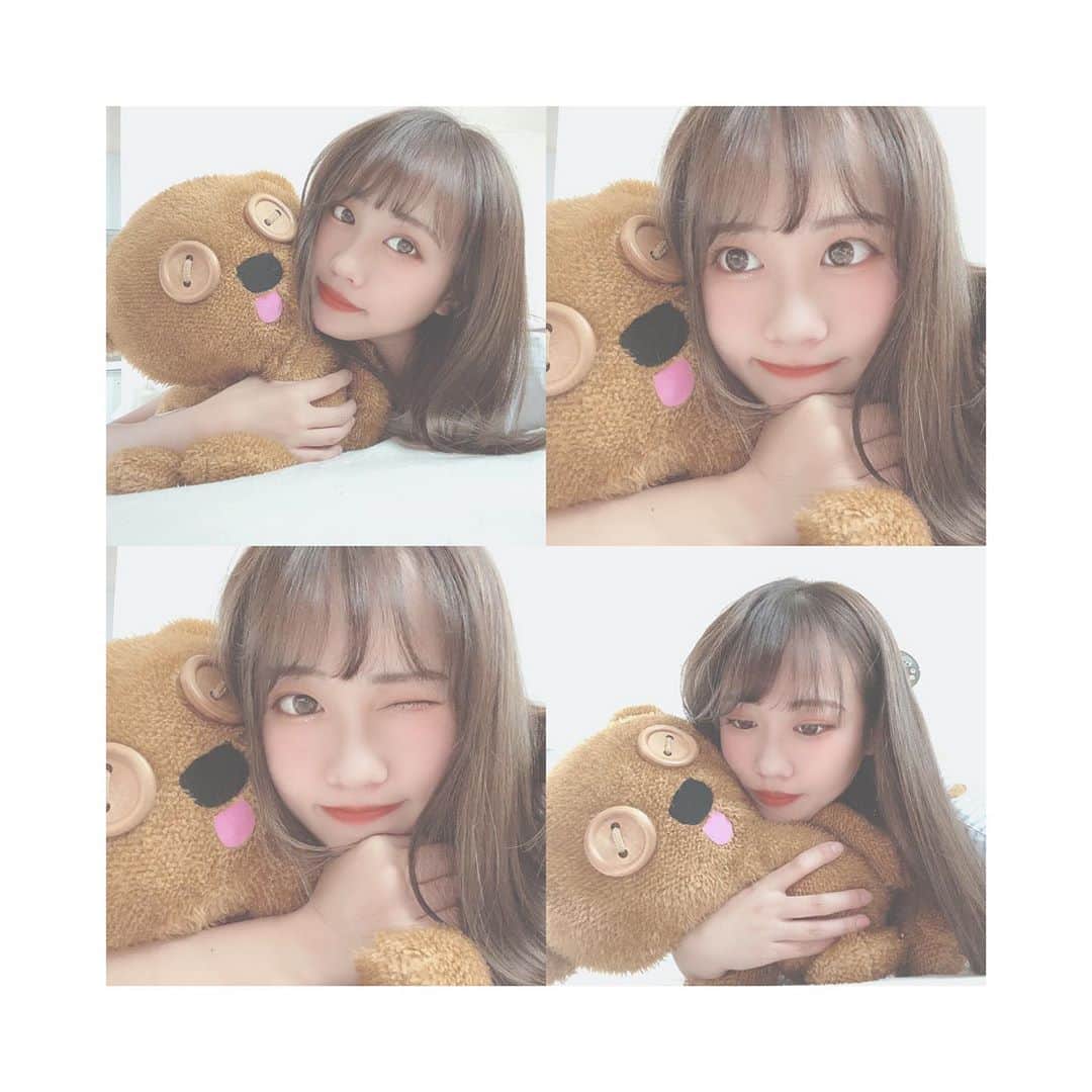 のインスタグラム：「＊ ＊ くまさんが好きぴ 割とガチで好きなんでぶりっ子とかゆうのやめてよね🥵 ＊ ＊ ＊ #てぃむ #てぃむこーで #ヘアカラー #instagood #instalike」