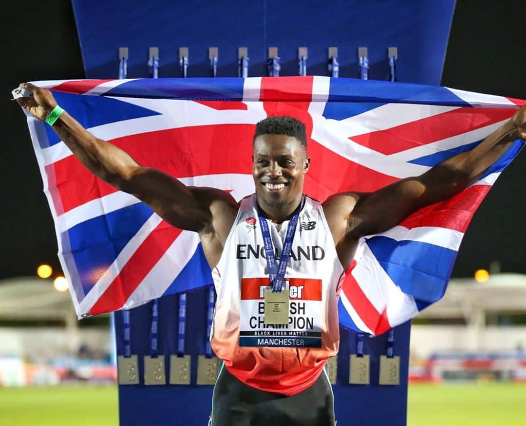 ハリー・アイキネス＝アリエティさんのインスタグラム写真 - (ハリー・アイキネス＝アリエティInstagram)「💫 2020 British 100m Champion!!! 🏃🏾‍♂️💨 - 📸 @mattlewispix」9月5日 19時48分 - aikines