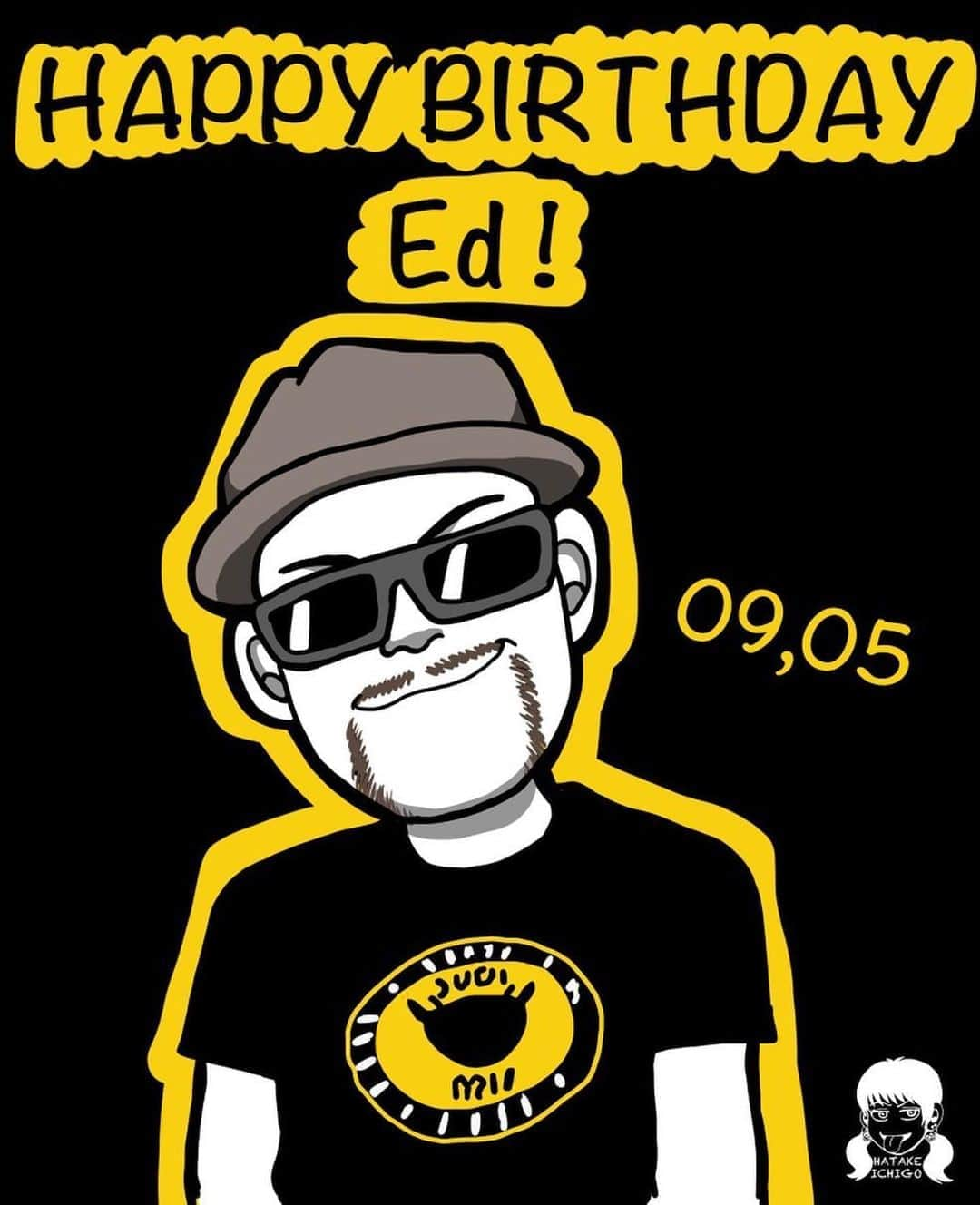 Zebraheadさんのインスタグラム写真 - (ZebraheadInstagram)「Happy Birthday to our favorite drummer @edwardohead!!!   Art by @hatakeichigo  #Zebrahead」9月5日 20時47分 - zebraheadofficial