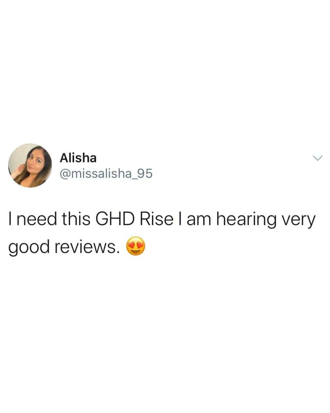 ghd hairさんのインスタグラム写真 - (ghd hairInstagram)「IT'S TRUE... 🙌  The NEW ghd rise volumising hot brush is the tool everyone is talking about rn 👏  (via missalisha_95 on Twitter)  #ghd #ghdlife #hairmeme #ghdrise #hairtool #volumisinghotbrush #hotbrush #hairdressermeme #lifememe」9月5日 21時20分 - ghdhair