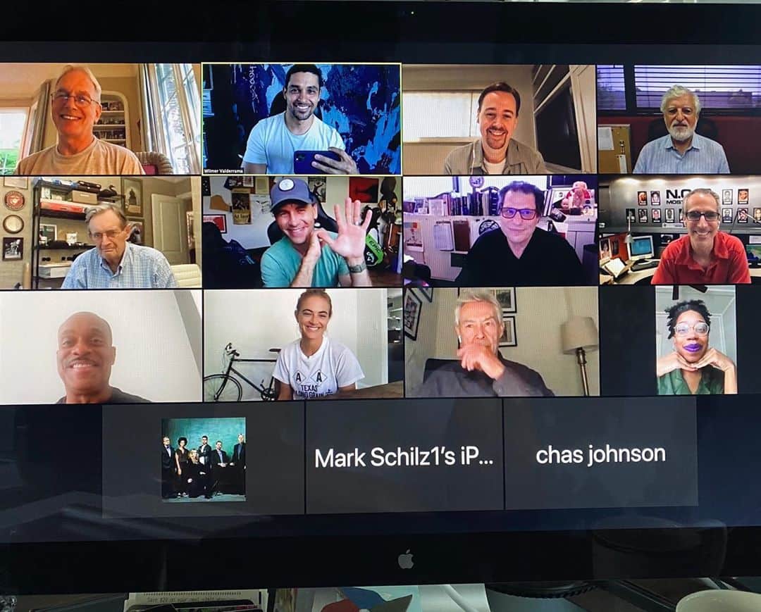 ウィルマー・バルデラマのインスタグラム：「After 6 months of our industry shut down.. the first table read to #NCIS’s season 18 feels like the beginning of a road to progression, as we get closer to bringing our show back to your homes. In many ways it feels like we, the cast and crew of our @ncis_cbs family.. are like astronauts embarking into the learning curb of a whole new world and reality.. here’s to a smooth lift off.  (Thank you to our producers and studio for working so hard, and making this day real.)」