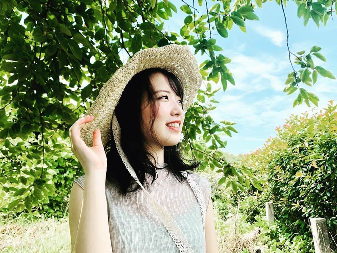 岡田奈々さんのインスタグラム写真 - (岡田奈々Instagram)「👒😁🌳🌞 #榊美優  #CUCA #STU48 #思い出せる恋をしよう」9月5日 22時46分 - okada7_akb48_stu48