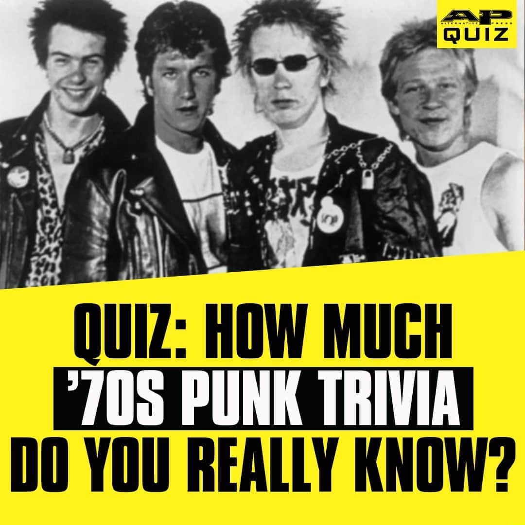 Alternative Pressさんのインスタグラム写真 - (Alternative PressInstagram)「QUIZ: Throw on your scuffed Sex Pistols seven-inch and see how much you really know about ’70s punk ⁠ LINK IN BIO⁠ .⁠ .⁠ .⁠ #sexpistols #70spunk #70smusic #70sartists #punk #punkrock #punkmusic #punkrockmusic #alternativepress #altpress」9月5日 23時01分 - altpress