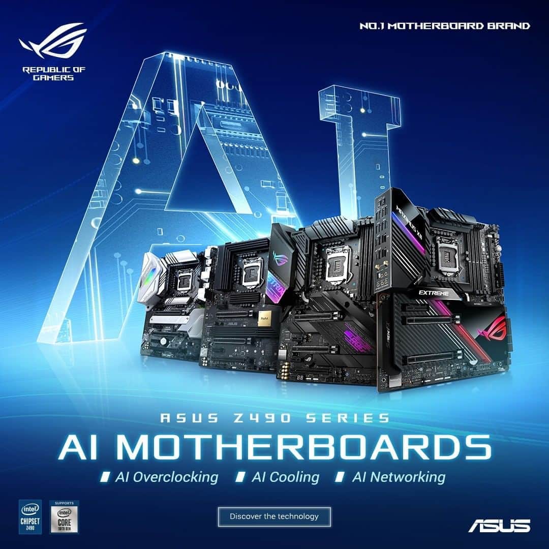 ASUSさんのインスタグラム写真 - (ASUSInstagram)「The ASUS Z490 series features innovative designs that unleash the power of the latest 10th Gen Intel® Core™ processors. These boards come equipped to help you get the most out of your next build. Yet each model has its own distinctive traits. Which one suits you?」9月6日 0時00分 - asus