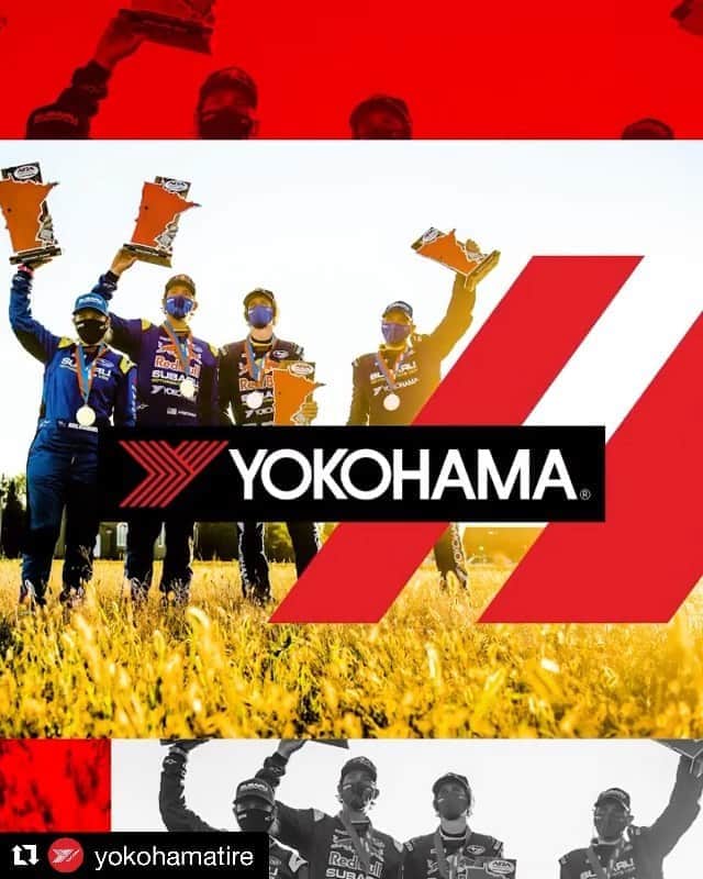 のインスタグラム：「Who’s #onyokohamas!?  🤘🤘🤘  #Repost @yokohamatire  ・・・ Flat out and airborne through twisting, tree-lined dirt roads; Rally racing requires ultimate trust in a vehicle, the co-driver and, of course, the tires. Travis Pastrana puts his faith in ADVAN to keep him a step ahead.  #yokohamatire #onyokohamas / #ADVAN #A053 / #subaru #wrx #sti @rhianongelsomino @travispastrana @brandonsemenuk @john55sp @ara_rally @subarumotorsportsusa」