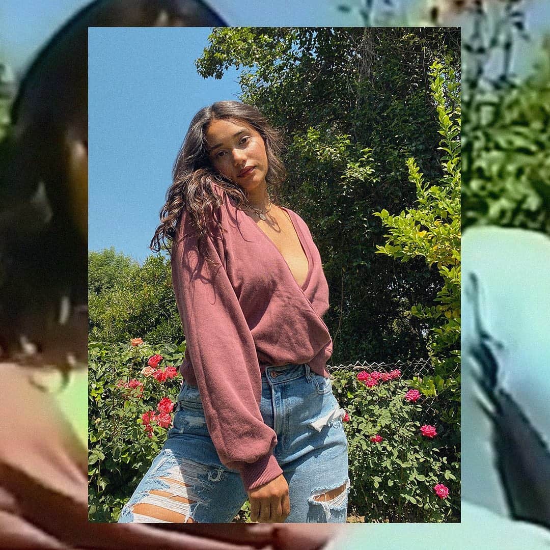 のインスタグラム：「Our mom jean is a best-seller and @irenetheluna is here to show you why! Perfect for a laid-back, 70’s-inspired fit with lots of groovy vibes☮️」