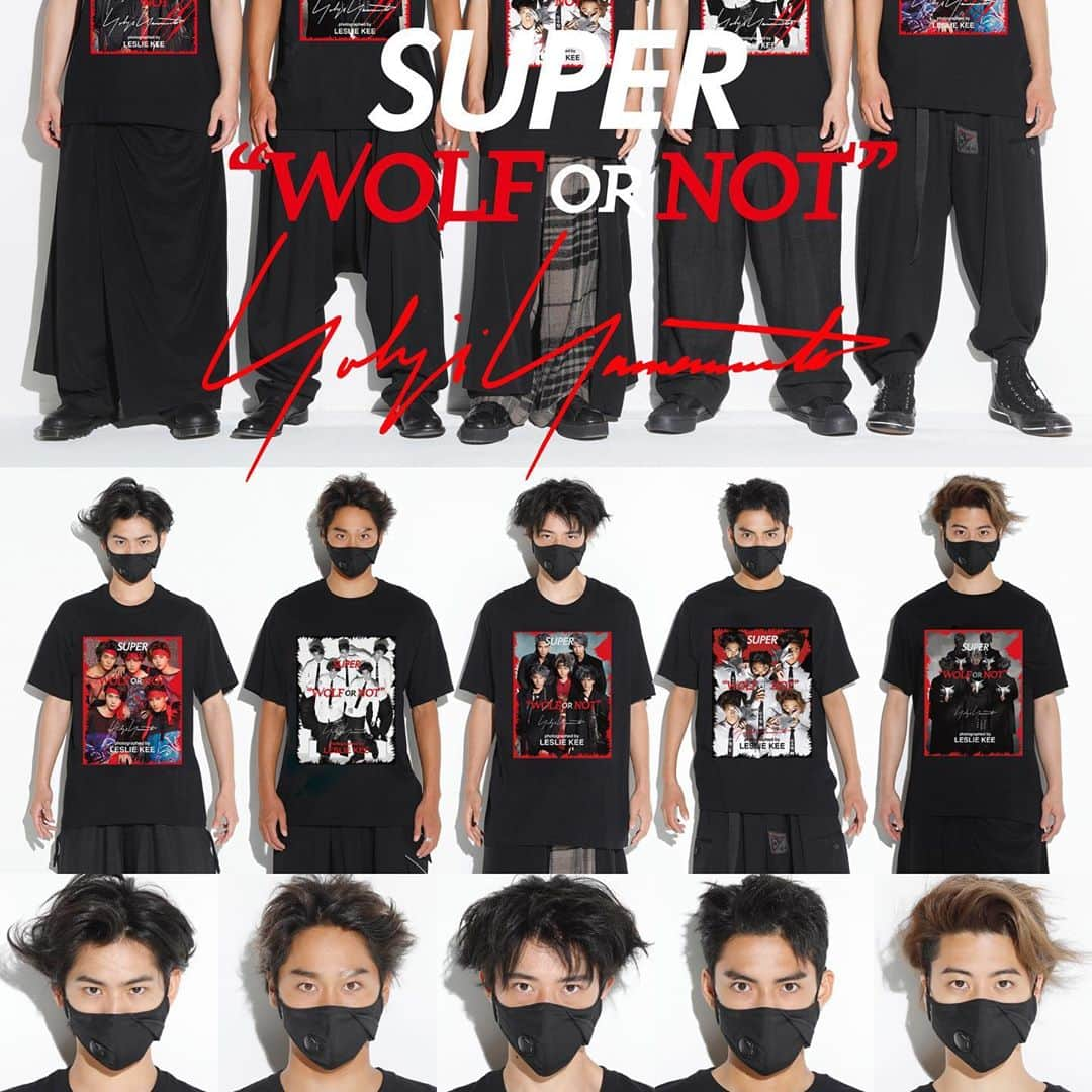 レスリー・キーさんのインスタグラム写真 - (レスリー・キーInstagram)「Super Yohji Yamamoto 「Wolf or Not〜オオカミくんに騙されない」Special collaboration with Leslie Kee  WILDSIDE Yohji Yamamoto Pop-Up store at Omotesando Hills ~until 22 September 2020   T-shirts/photobook also available at @theshopyohjiyamamoto @syte_yohjiyamamoto   Photographed by @lesliekeesuper Super @yohjiyamamoto.tokyo   Featuring @kaito_0413 @soma_hirahara @oshidagaku @yoshiki_fujieda @masafumi_7bdots  Artwork & Design by @hiro_sugiyama_enlightenment   Styling by @enosogohs Hair by @koki.noguchi Makeup by @marikosuzuki_max  Special Collaboration with WOLF OR NOT @ookami_official @abema_official」9月6日 11時49分 - lesliekeesuper