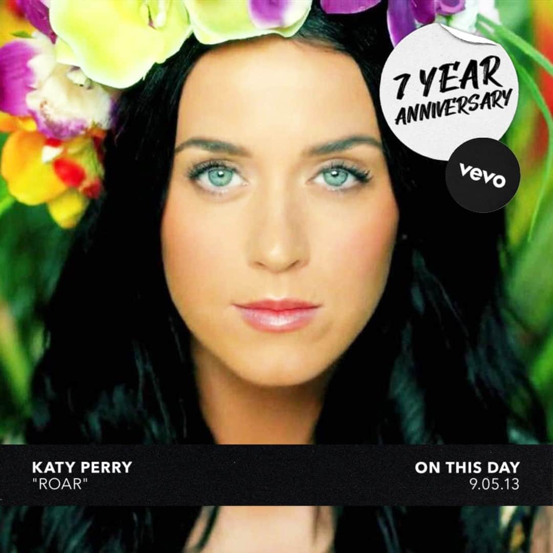 Vevoさんのインスタグラム写真 - (VevoInstagram)「7 years have flown by since the video for "Roar" came out. 🤯 Turn up your speakers and watch @KatyPerry's classic banger on its anniversary! 🦁🔊 ⠀⠀⠀⠀⠀⠀⠀⠀⠀ ▶️[Link in bio] #KatyPerry #Roar」9月6日 4時00分 - vevo