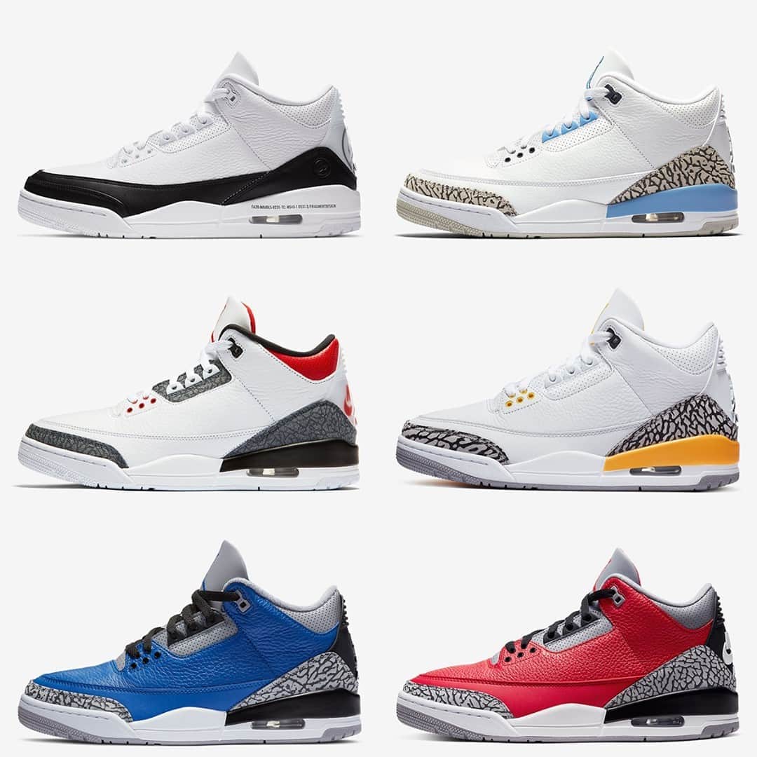 Sneaker Newsさんのインスタグラム写真 - (Sneaker NewsInstagram)「It's been quite an incredible year for the Air Jordan 3. Which of these selections of 2020 drops did you manage to get, and will you be going after the Fragment Design pair?」9月6日 7時01分 - sneakernews