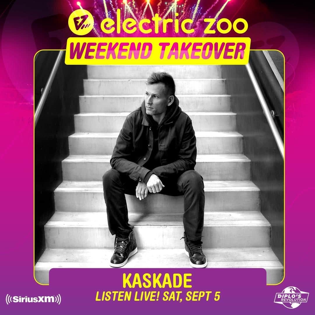 カスケイドのインスタグラム：「Catch my virtual @ElectricZooNY set on @Diplo Revolution: http://siriusxm.us/EZoo⁠ TONIGHT 9/5 at 7 Eastern⁠ ((Link in Bio))」