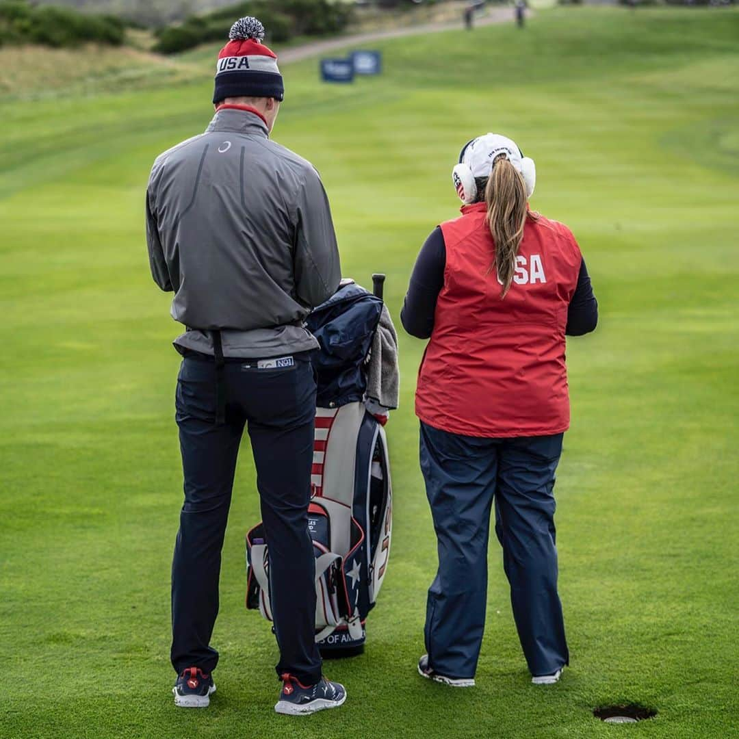 リセット・サラスのインスタグラム：「Happy birthday to my caddie @paddysmith92 !!! 😁 thanks for putting up with me haha」