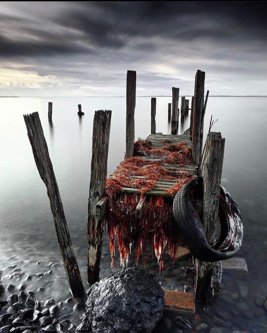 instagoodさんのインスタグラム写真 - (instagoodInstagram)「Hi everyone from @glennslens.au with my second image for today! I love a secluded subject and here’s one l found on the lonely shores of Westernport. It felt a bit like being on the set of a horror movie... amongst the remains of this old abandoned jetty.」9月6日 9時20分 - instagood