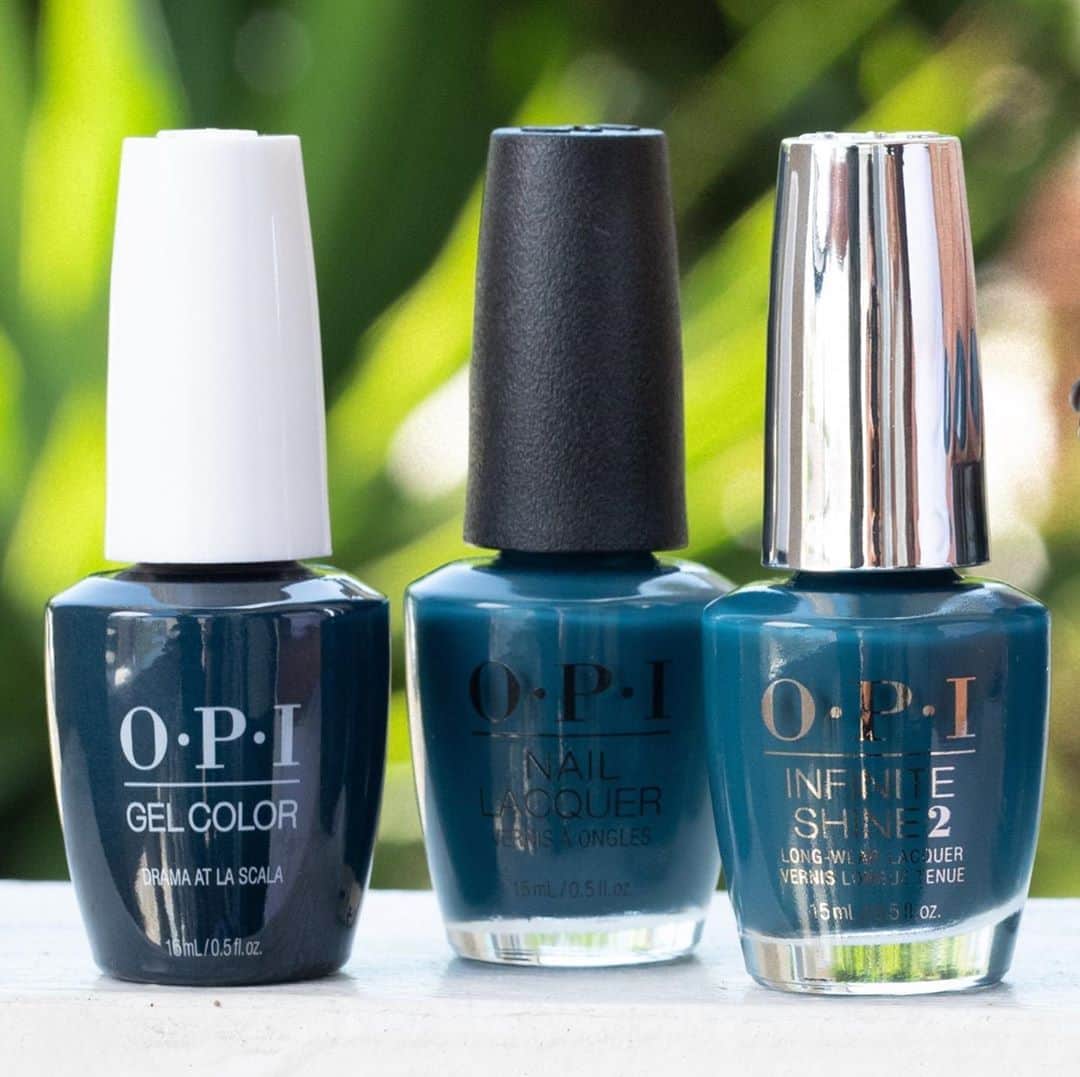 OPIさんのインスタグラム写真 - (OPIInstagram)「A unique shade of teal with a vintage feel that has fall written all over it: #DramaAtLaScala from #OPIMuseOfMilan.  #ColorIsTheAnswer  #OPINailLacquer #OPIInfiniteShine #OPIGelColor #TealNails #TealMani #BlueNails #BlueMani #Fall2020Fashion #NailTrends #BoldNails #OPIObsessed  #NailInspo #GelMani」9月6日 10時19分 - opi