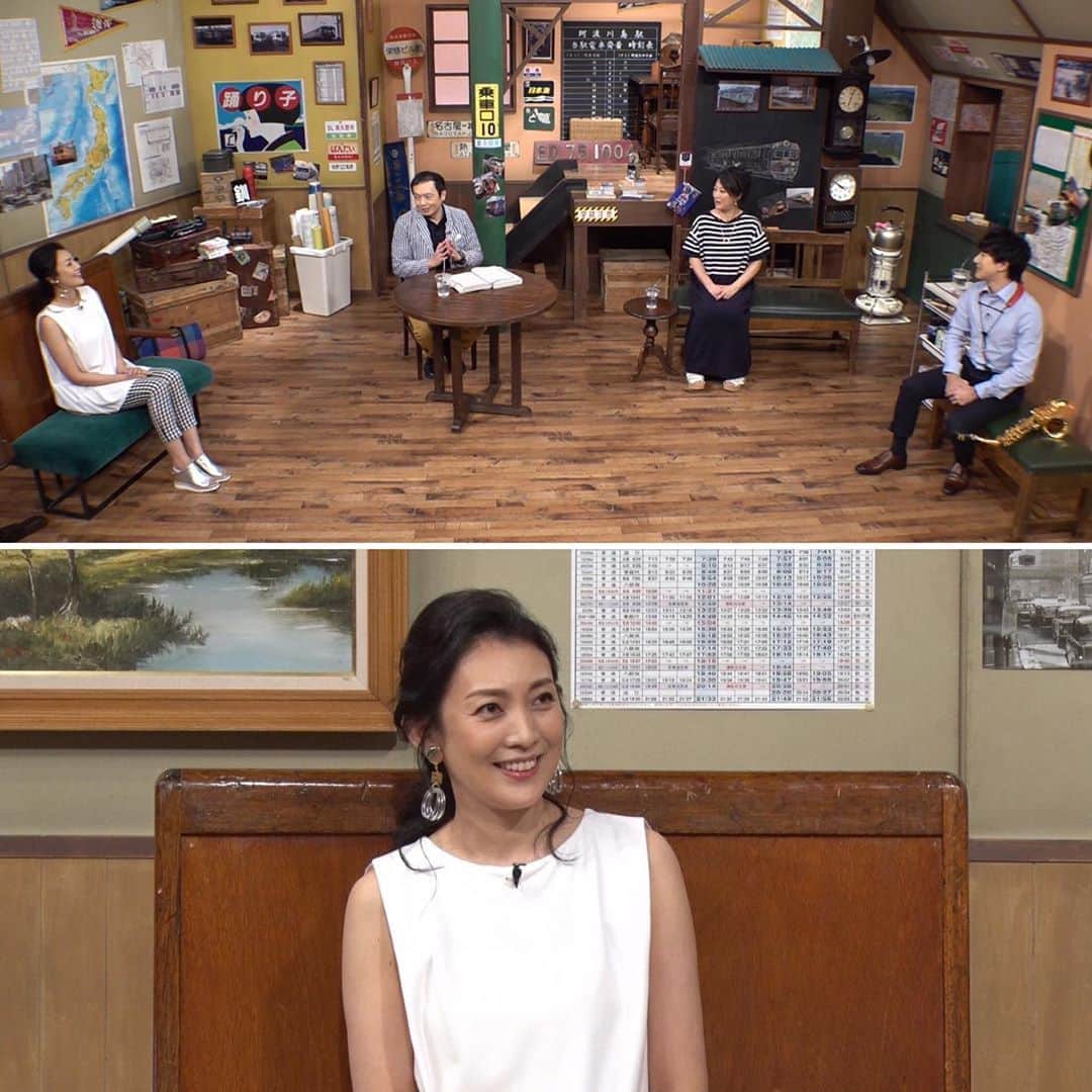 田中美里のインスタグラム：「お知らせです。  BS日テレ 「 友近・礼二の妄想トレイン」 第13回 花嫁のれんで行く石川・能登半島の旅 ９月7日（月）21:00〜  詳しくは  https://www.bs4.jp/mousou-train/  もしよかったら観てくださいね。  #bs日テレ  #妄想トレイン」