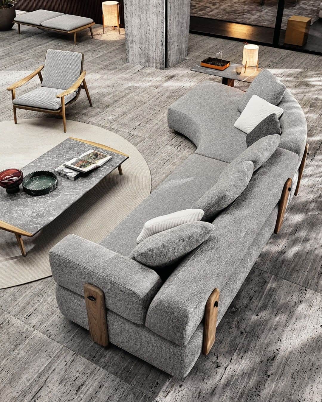 Minotti Londonさんのインスタグラム写真 - (Minotti LondonInstagram)「Immerse yourself in the greenery, breathe some fresh air and relax on our Florida seating system by @rodolfodordoni.  Straight or curved, it’s the perfect seat for lounging outdoors.  Discover Florida via the link in our bio.  #minotti2020collection #florida #outdoor #minotti #madeinitaly #rodolfodordoni #seatingsystem #couture #design #creativity #outdoor #interiordesign #designlover #architecture #minottilondon #luxurylifestyle #luxury #luxuryhomes #furniture #furnituredesign」9月6日 21時18分 - minottilondon