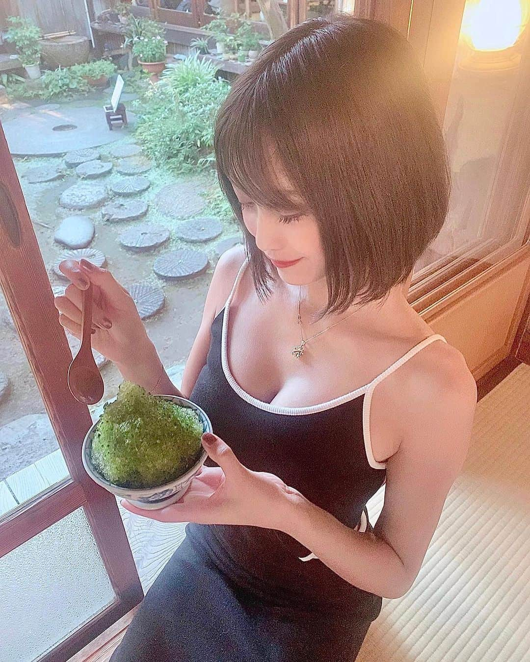 中原鈴奈さんのインスタグラム写真 - (中原鈴奈Instagram)「抹茶かき氷🍧💚 ・ ・ ・ #自由が丘 #自由が丘カフェ #古民家カフェ#東京カフェ #カフェ #カフェ巡り #古桑庵 #かき氷#抹茶 #抹茶スイーツ#和菓子 #和風 #茶屋 #jiyugaoka #tokyo #lunch #chill #chillout #instagood#instafood #instalikes #followｍe」9月6日 21時38分 - rinrin1228_