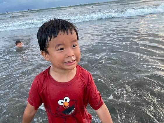 渋木さやかのインスタグラム：「⠀ 今どきこんな鼻水出てるひと まだいたんだ😀🙃😪 ⠀ ⠀ #令和の青っぱな  Photo by @michan__o  親子シラスがお世話になりました♡」