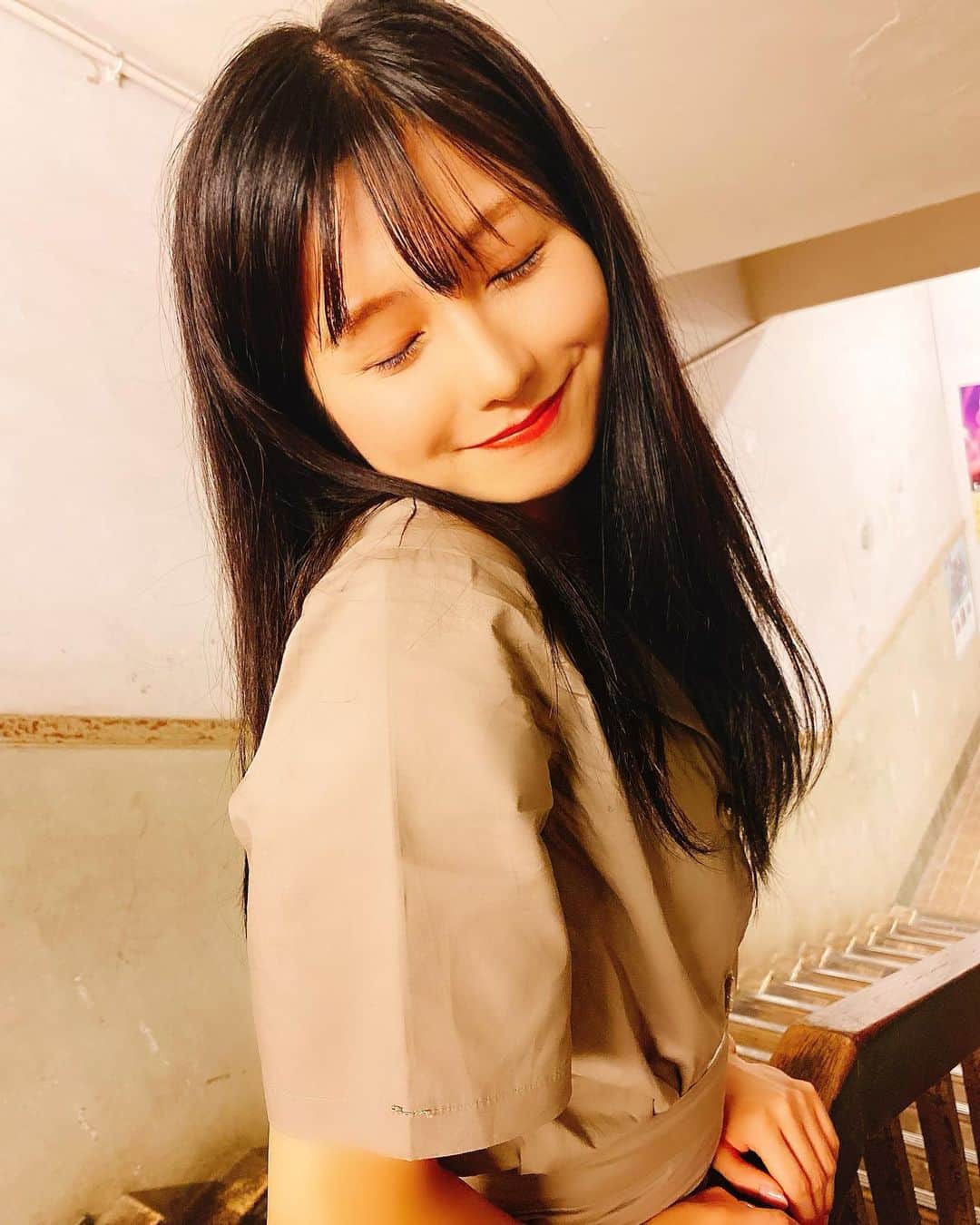 谷川愛梨のインスタグラム：「😆🌼」