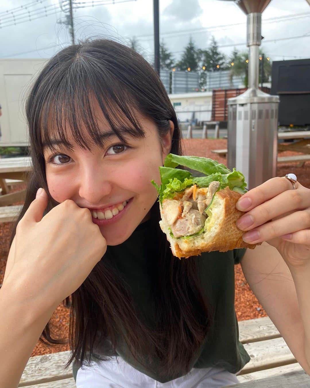 平塚麗奈さんのインスタグラム写真 - (平塚麗奈Instagram)「・ no.1~~~sandwich #buybuybanhmi 🥪🥪🥪」9月6日 21時46分 - hiratsuka_reina
