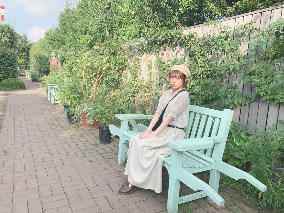 徒然みおれのインスタグラム：「おいす🌼  #横浜 #イングリッシュガーデン #写真 #お出かけ」